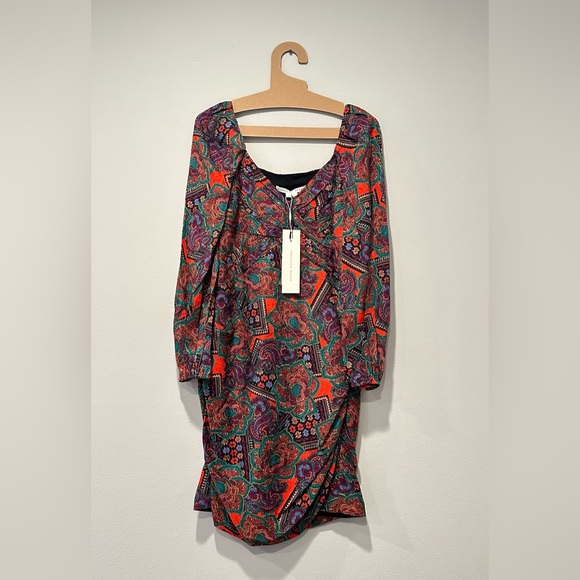 VERONICA BEARD
Bellino printed silk-blend jacquard mini dress. size 10 - Picture 12 of 12